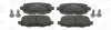 Колодки тормозные дисковые задние Fiat 500X (14-)/ Jeep Renegade (14-), Compass CHAMPION 573693CH (фото 1)