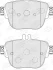 Колодки тормозные дисковые задние MB E-CLASS (W213) (16-) CHAMPION 573845CH (фото 2)
