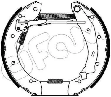 Гальмівні колодки бараб. Espace3 III(+монт. к-т та циліндри d=22,2mm MAX Kit) CIFAM 151-428