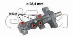 Головний гальмівний циліндр W163 96-(D1=25,4mm, +ABS)(ATE) CIFAM 202-618