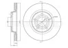 Тормозной диск A4/A8/Passat (96-13) CIFAM 800-468C (фото 1)