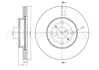 Диск тормозной (передній) Toyota Yaris 1.0 99-05 CIFAM 800-717C (фото 1)