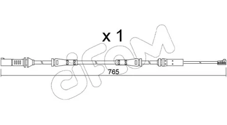 Датчик ABS пер. BMW 3 (G20,G21,G28,G80,G81) 18- CIFAM SU.372