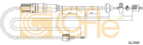 Трос зчеплення COFLE 10.2969