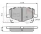 Колодка тормозов. диск. toyota camry 2.2, 3.0 24v, 3 COMLINE ADB0904 (фото 1)