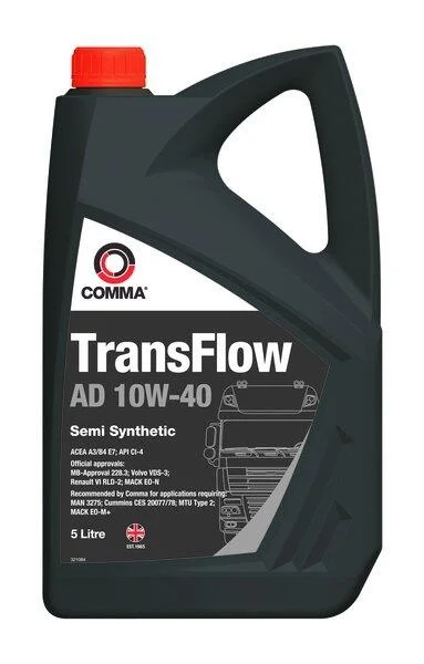 Моторна олива COMMA TRANSFLOWAD10W405L (фото 1)