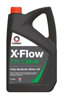 Моторна олива COMMA XFLOWG5W40SYNT5L
