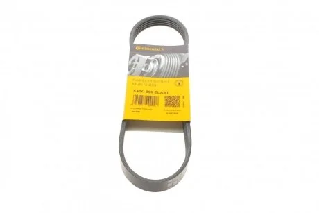 Ремень поликлиновый Ford Fiesta 1,25i 1,4i 02>08 ContiTech Contitech 5PK690 ELAST