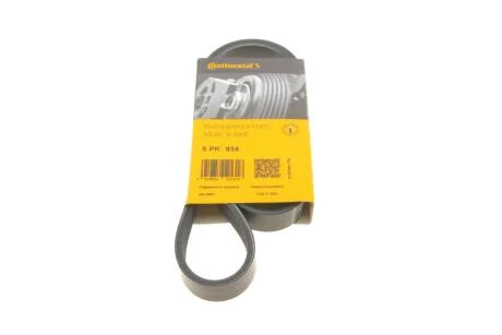 Ремень генератора поликлиновый CONTINENTAL Contitech 5PK934