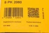 Ремень поликлиновый MB Vario OM904 (+AC) Contitech 8PK2080 (фото 5)