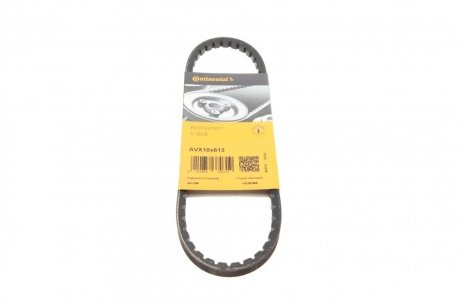 Ремень генератора клиновый CONTINENTAL Contitech AVX10X613