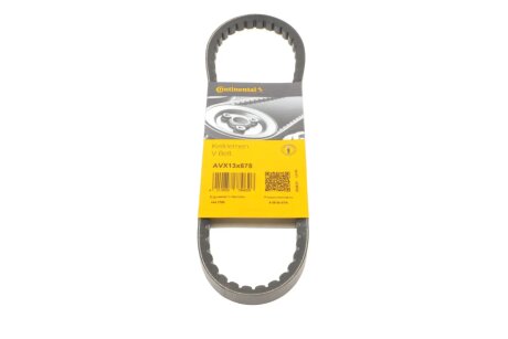 Ремінь генератора клиновий CONTINENTAL Contitech AVX13X675