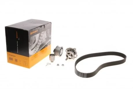Комплект ГРМ, ремень+ролик+помпа Contitech CT1028WP4