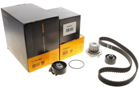 Комплект ГРМ, ремень+ролик+помпа Contitech CT1065WP2
