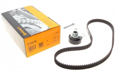 Комплект ремня ГРМ VW Caddy II/Polo 1.0/1.4 95-04 (Contitech CT846K2