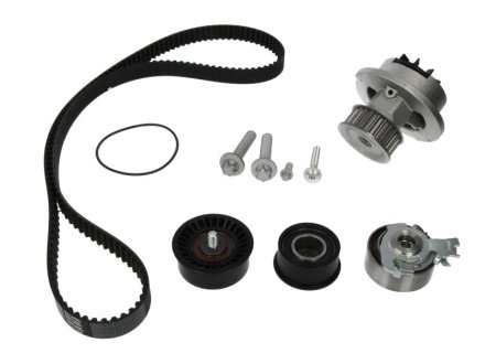 Комплект ГРМ, ремень+ролик+помпа Contitech CT873WP4