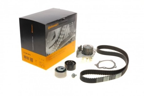 Комплект ГРМ, ремень+ролик+помпа Contitech CT986WP2