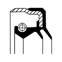 Сальник вала, роздавальна коробка CORTECO 01028962B