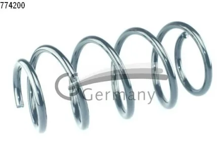 Пружина підвіски передня. 2) Opel Zafira A 1.6, 1.8 (99-05) (14.774.200) CS Germany 14774200