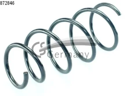 Пружина підвіски передня. 2) Toyota Avensis + Combi (T27) 2.2D-4D (08-18) (14.872.846) CS Germany 14872846