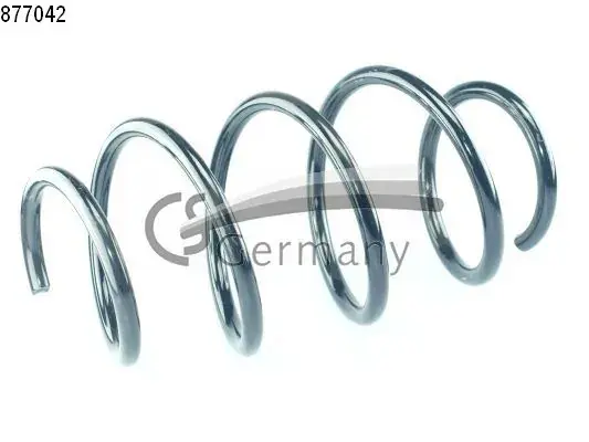Пружина подвески передняя (кратно 2) Renault Megane (10-), Scenic (08-), Grand Scenic (09-) (14.877.042) CS Germany 14877042 (фото 1)