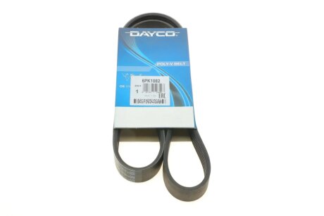 Ремень генератора поликлиновый DAYCO 6PK1082