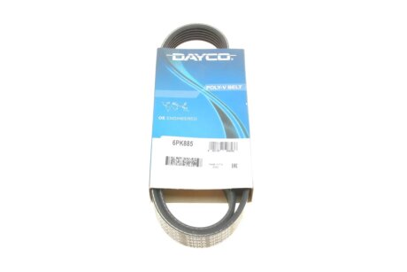 Ремень генератора поликлиновый DAYCO 6PK885