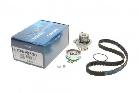 Комплект ремня ГРМ + водяной насос. DAYCO KTBWP2530
