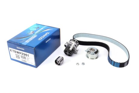 Комплект ГРМ, ремень+ролик+помпа DAYCO KTBWP2961