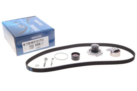 Комплект ременя ГРМ + водяна помпа DAYCO KTBWP3170