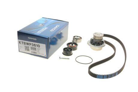 Комплект ремня ГРМ + водяной насос. DAYCO KTBWP3610
