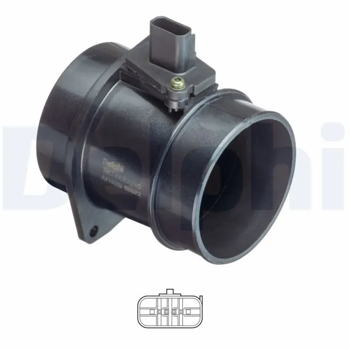 Датчик масової витрати повітря Delphi AF10380-12B1 (фото 1)