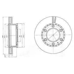 Тормозной диск Delphi BG4297