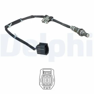 Лямбда-зонд (кількість дротів 4, 546мм) MAZDA 6 1.8/2.0/2.3 01.02-02.08 Delphi ES2052012B1