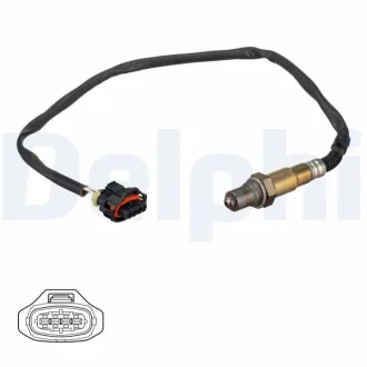 Лямбда-зонд (кількість дротів 4, 548мм) OPEL ASTRA J, ASTRA J GTC, INSIGNIA A, MOKKA / MOKKA X, ZAFIRA B, ZAFIRA C 1.6/1.8 07.08-12.19 Delphi ES2122512B1