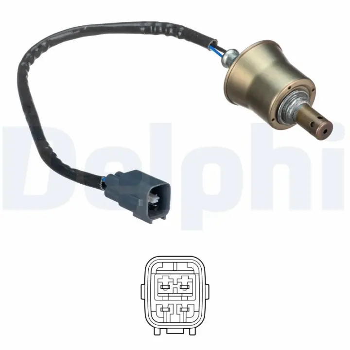 Лямбда-зонд (кількість дротів 4, 340мм) TOYOTA AURIS, COROLLA 1.6 11.06-07.14 Delphi ES2122612B1 (фото 1)