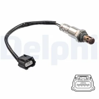 Лямбда-зонд (кількість дротів 4, 300мм) NISSAN MICRA IV 1.2 05.10-09.15 Delphi ES2128512B1