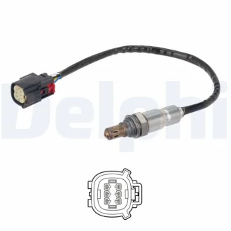 Лямбда-зонд (кількість дротів 5, 351мм) FORD C-MAX II, FOCUS III, KUGA II, TOURNEO CONNECT V408 NADWOZIE WIELKO, TOURNEO CUSTOM V362, TRANSIT CONNECT, TRANSIT CONNECT V408 1.5D-2.2D 09.14- Delphi ES2141412B1