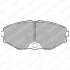 Тормозные колодки дисковые Nissan Maxima "F "89-06 Delphi LP1058 (фото 1)