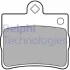 Тормозные колодки дисковые MERCEDES C W202 180/200/200CDI/200D/220CDI/220D/230 03.93-05.00 "R Delphi LP1402 (фото 1)