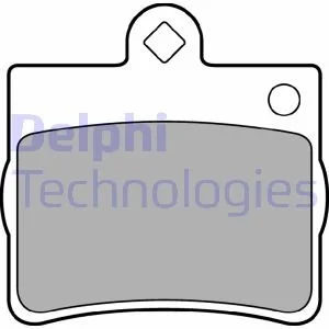 Тормозные колодки дисковые MERCEDES C W202 180/200/200CDI/200D/220CDI/220D/230 03.93-05.00 "R Delphi LP1402