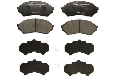 A_Тормозные колодки дисковые MAZDA 323 "F "98-03 Delphi LP1440