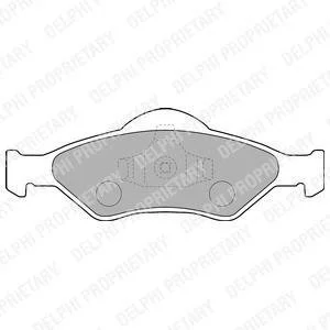 A_Тормозные колодки дисковые FORD Courier/KA/Fiesta "F "99-08 Delphi LP1470