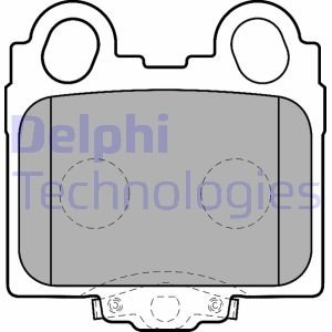 Тормозные колодки, дисковые Delphi LP1510