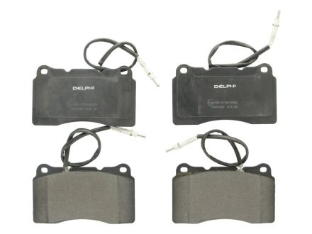 A_Тормозные колодки дисковые PEUGEOT/FIAT/CITROEN/LANCIA 607/807/Ulysse/C8/Phedra "F "02-11 Delphi LP1516