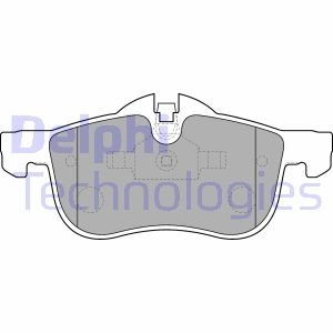 Тормозные колодки дисковые MG/ROVER MG6/75 "F "99>> Delphi LP1521
