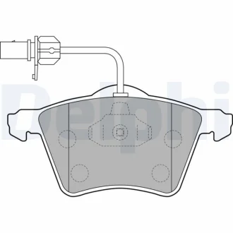 A_Тормозные колодки дисковые VW T4 "F "90-03 Delphi LP1529