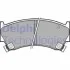 Тормозные колодки дисковые NISSAN Almera "95>> Delphi LP1590 (фото 1)