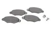 Тормозные колодки дисковые PEUGEOT 206,306 1,1i,1.4i,1.9D -03 Delphi LP1610 (фото 1)
