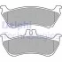 Тормозные колодки дисковые MERCEDES ML(W163) "R "98-05 Delphi LP1692 (фото 1)